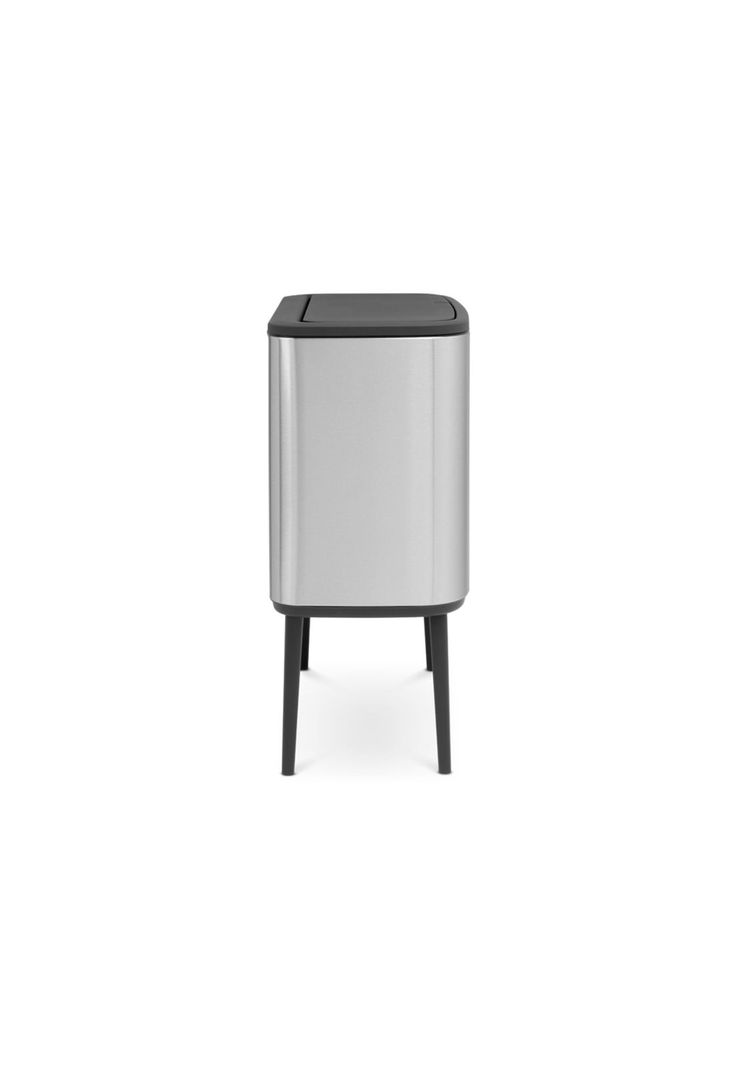 Basurero Bo Touch 36 Lt Matt Steel Fingerprint Proof-2