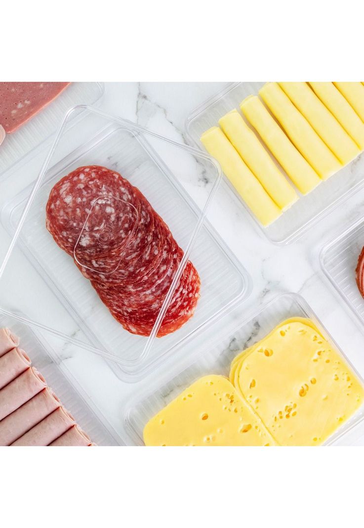 Contenedor Jamón/Queso Clear Transparente-2