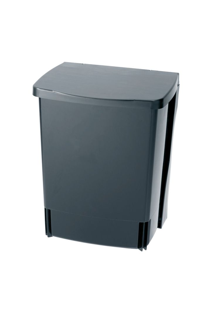 Basurero con soporte para puerta 10 Lt Black-1