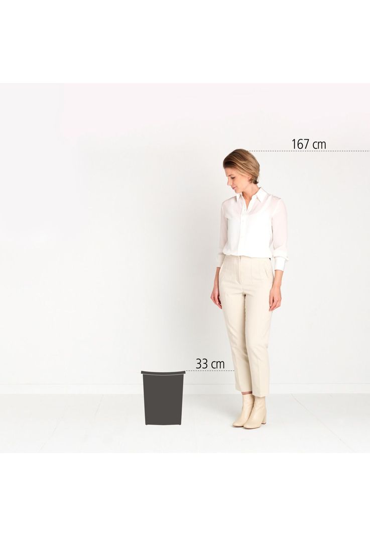 Basurero con soporte para puerta 10 Lt Black-6
