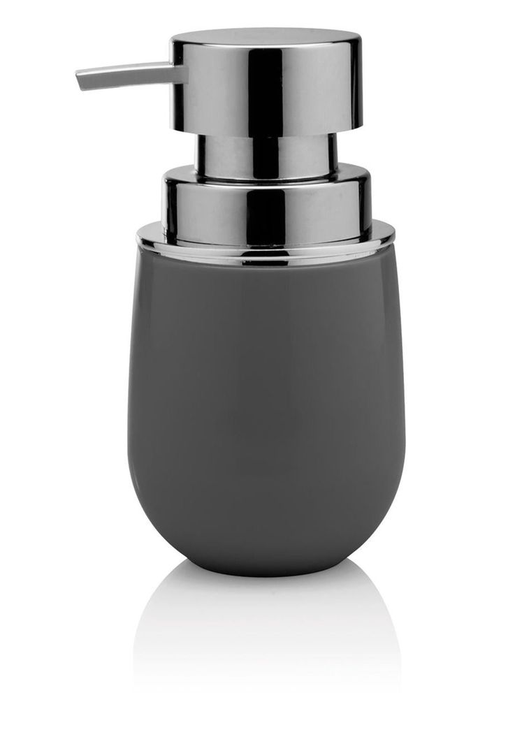 Jabonera Belly Con Dosificador Gris 400 Ml-0