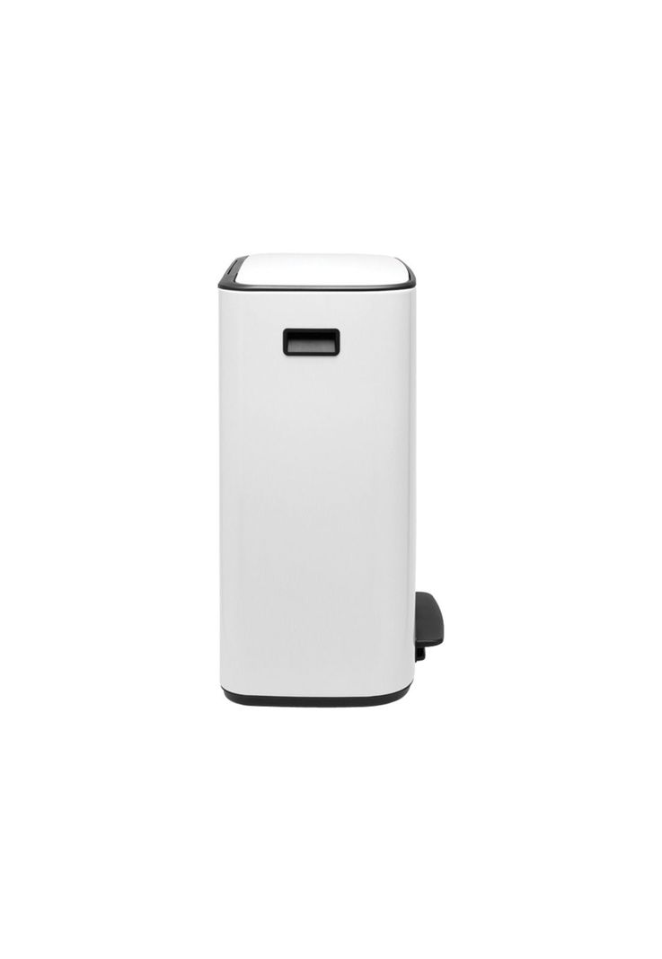Basurero Pedal Bo 2 x 30 Lt White-2