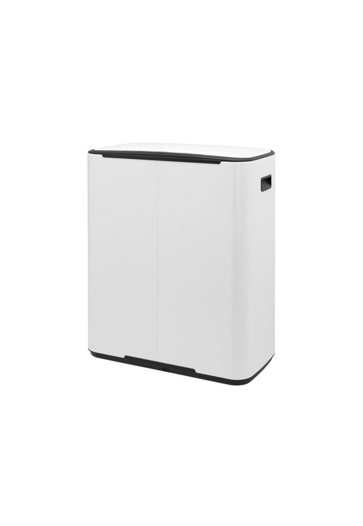 Basurero Pedal Bo 2 x 30 Lt White-3