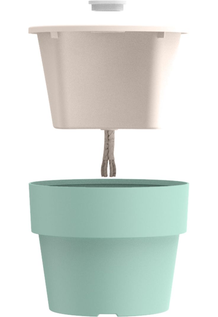 Macetero Autorriego Verde Menta 1,6 Lt-2