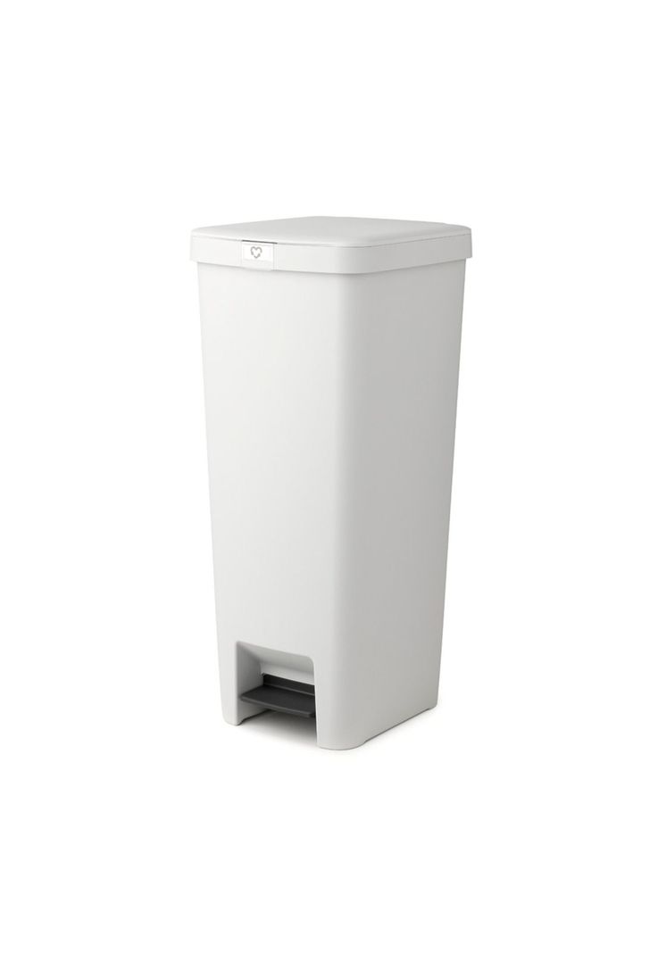 Basurero de pedal StepUp 40 Lt Light Grey-1