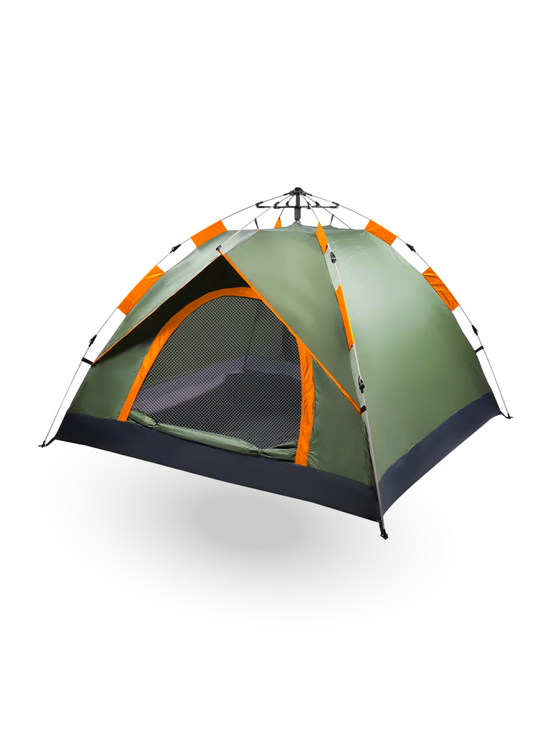Carpa Autoarmable con doble puerta color verde-0