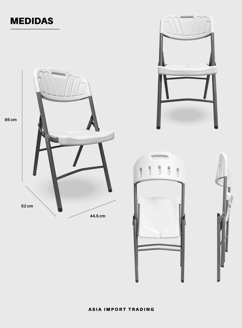 Silla Blanca Plegable-3