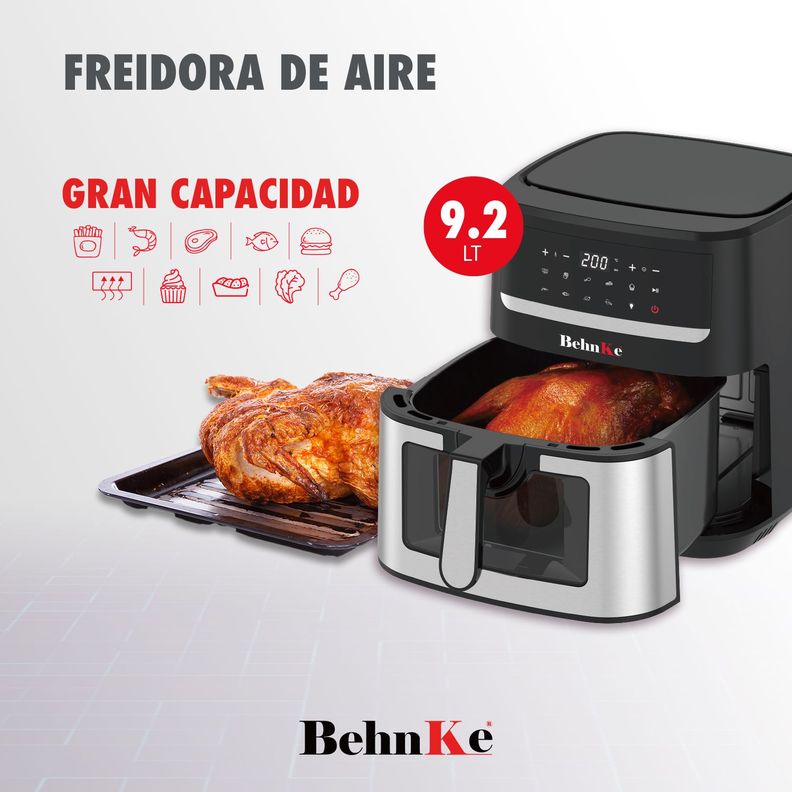 Freidora de Aire 9.2 Lts Incluye Cesta de Silicona de Regalo-2