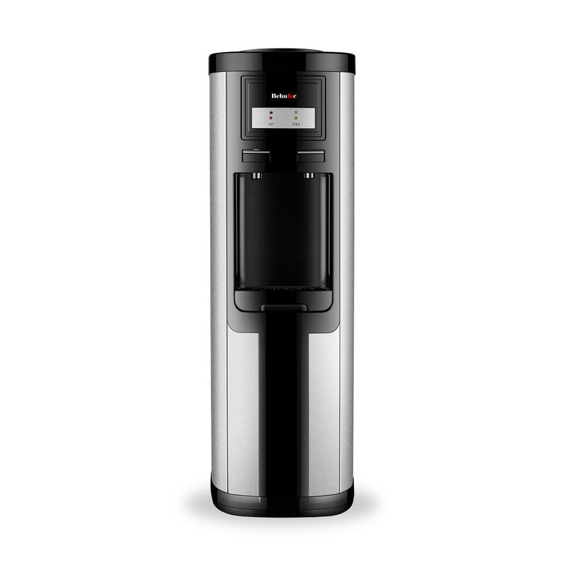 Dispensador de pedestal agua fría y caliente inox-0