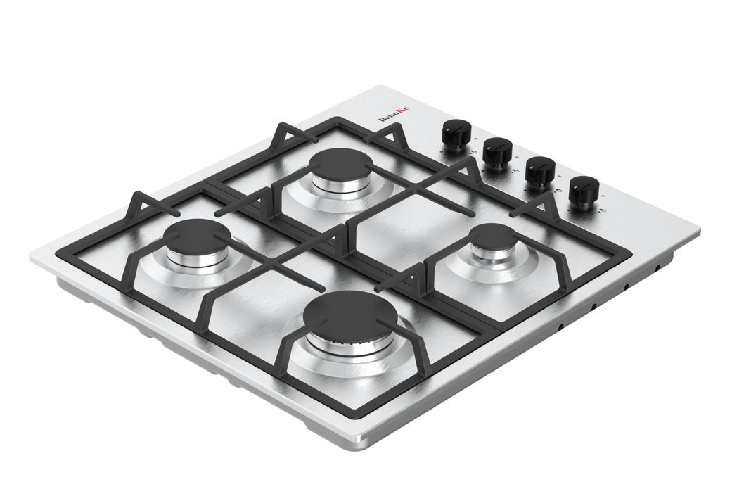 Encimera Gas 4 quemadores Inox-2