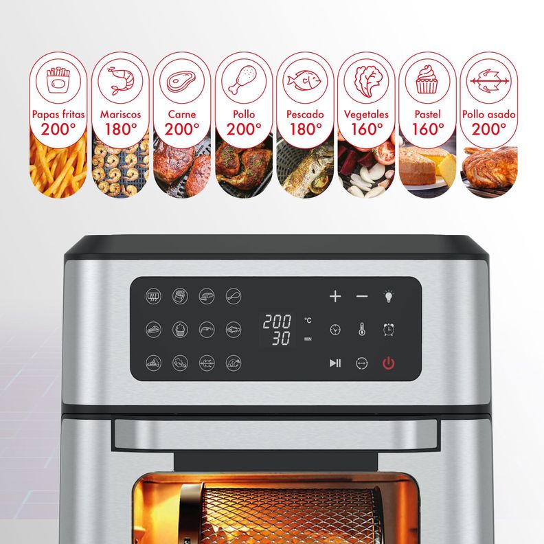 Horno Freidora de aire 12 Litros-6