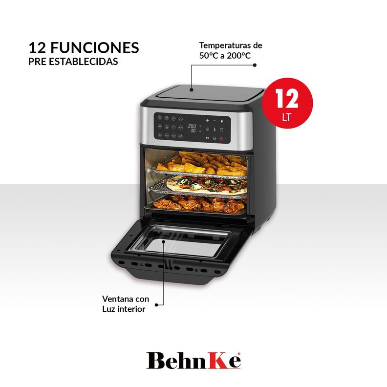 Horno Freidora de aire 12 Litros-7