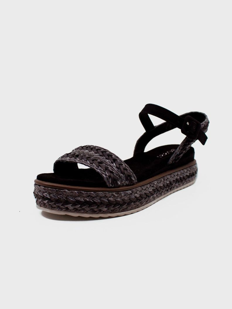 Sandalia Aries negro Stylo Shoes-1