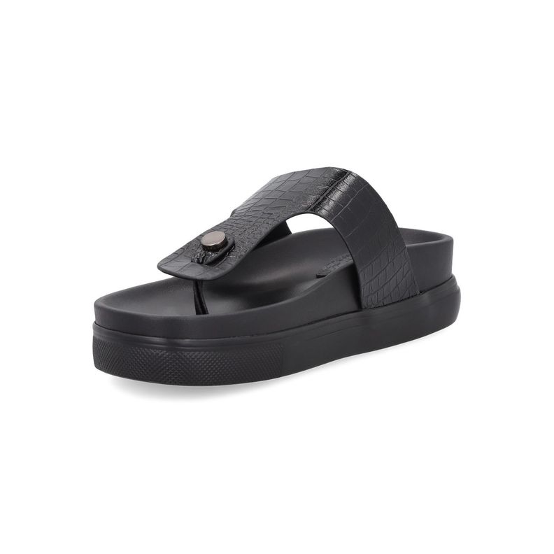 Sandalia Mujer Negro 8676-2-4