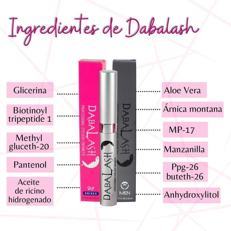 Dabalash® Serum Tratamiento Pestañas & Cejas + MakeUp Remover-2