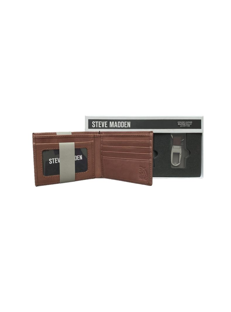 Billetera + llavero cuero Steve Madden hombre-2