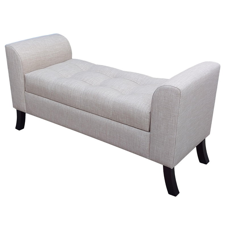 Banqueta baul Roma Color Lino Beige-2