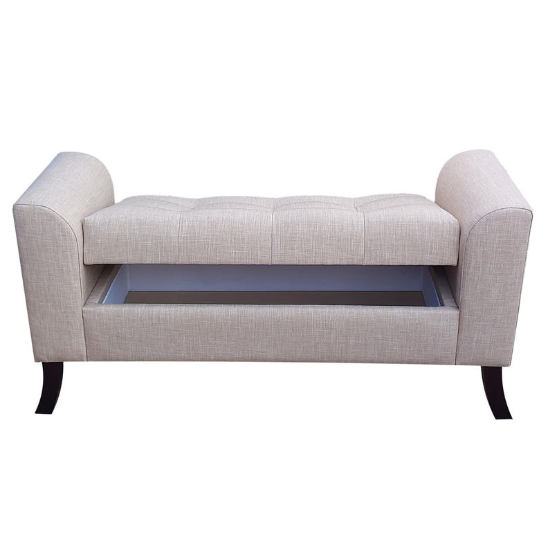 Banqueta baul Roma Color Lino Beige-1