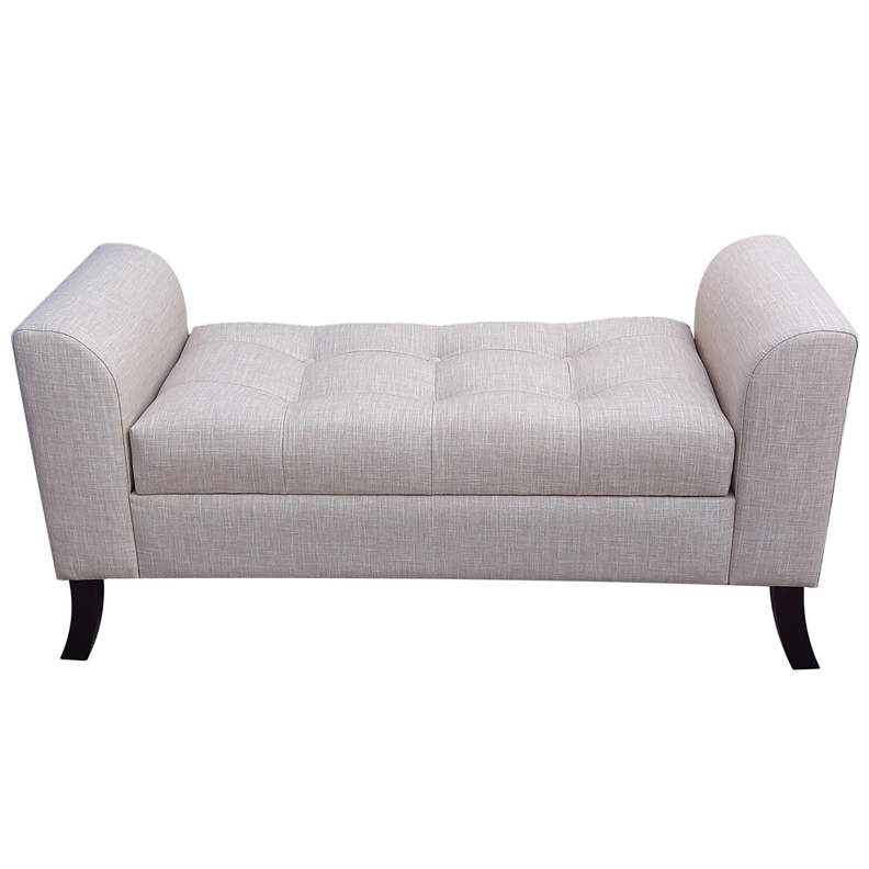 Banqueta baul Roma Color Lino Beige-3