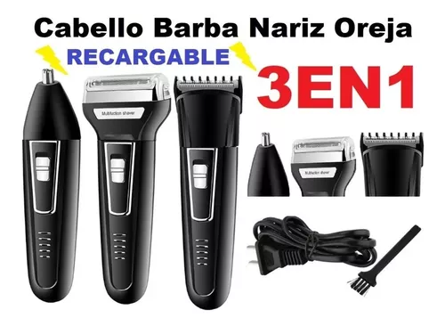 Maquina Cortadora De Pelos Nariz Orejas Vello Recargable-2