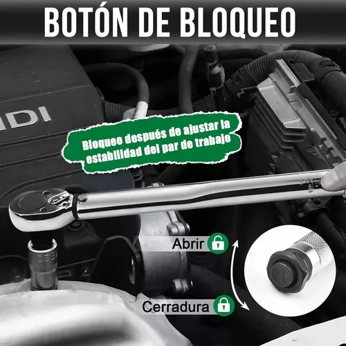 Torquímetro De Trueno Llave De Torque 3/8 19-110nm-1
