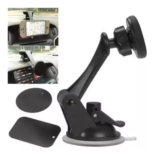 Soporte Para Telefono Base Porta Celular Auto Iman Incluido-2