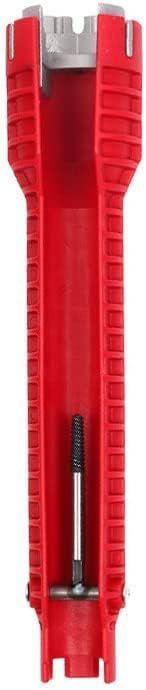 Llave Para Apretar El Tubo Del Fregadero, Cambiar Los Grifos Color Rojo-1