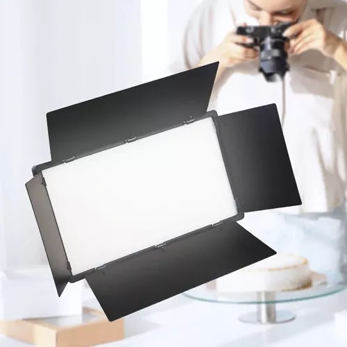 Kit Profesional Luz Relleno Con Trípode Reflector Pro 600led Estructura Negro Luz Blanco Frío-4