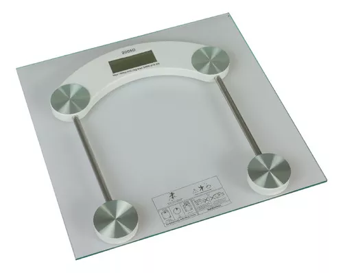Balanza Bascula Corporal Digital Cristal Pantalla Lcd Color Gris-0