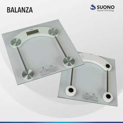 Balanza Bascula Corporal Digital Cristal Pantalla Lcd Color Gris-1