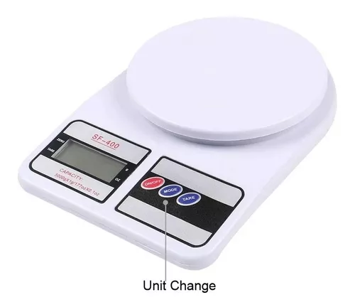 Gramera Digital Cocina 10 Kg Bascula Portátil Peso Baterías-1