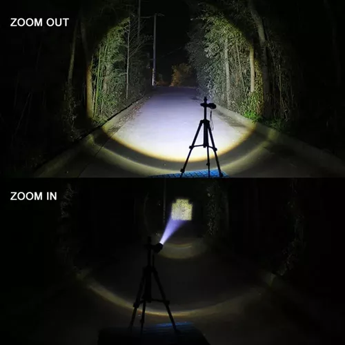Linterna Recargable Led 3000 Lumens Con Zoom Resiste Lluvia-6