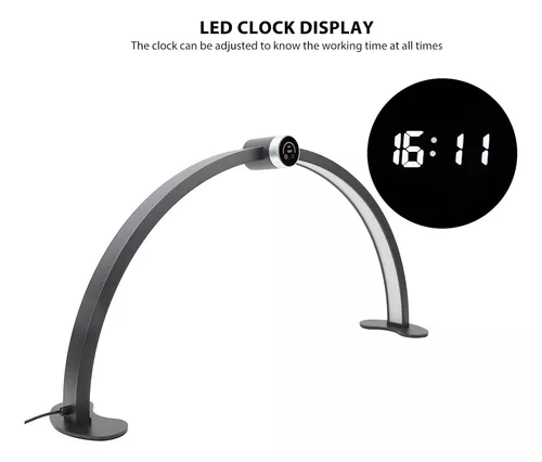 Lámpara Con Pantalla Led Mesa Lashista Manicurista-2