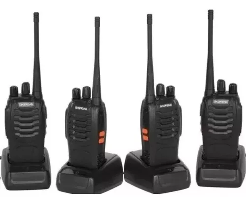 Radios X4 Walkie Talkie Baofeng 888s 16 Canales 5km Alcance-0