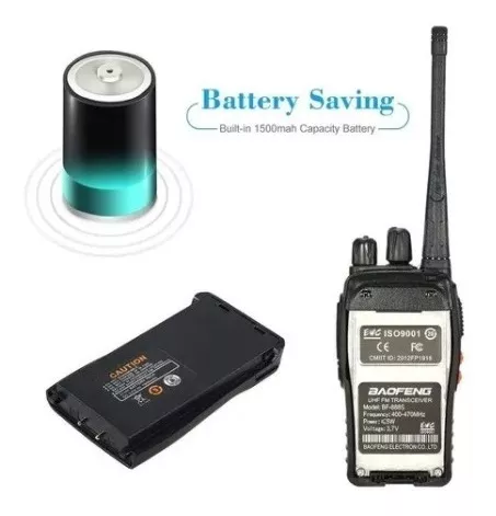 Radios X4 Walkie Talkie Baofeng 888s 16 Canales 5km Alcance-1