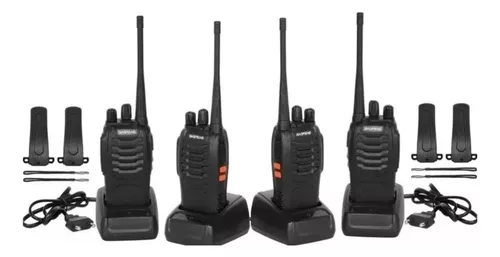 Radios X4 Walkie Talkie Baofeng 888s 16 Canales 5km Alcance-2