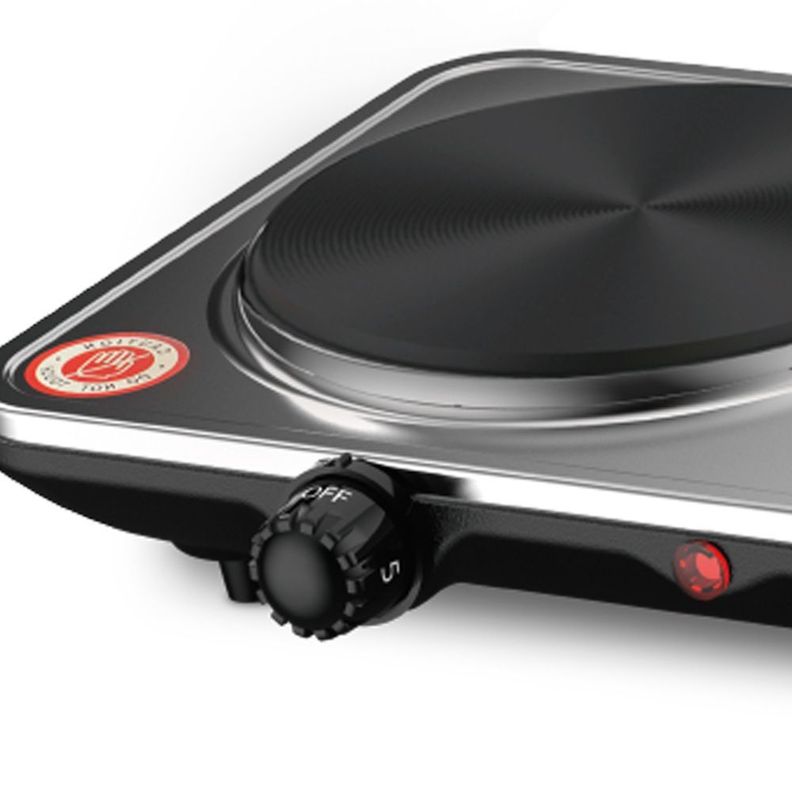 Cocina Eléctrica Portátil 2 Platos Encimera De 2000w Sokany Color Negro-0