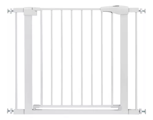 Puerta Seguridad Para Bebes Y Mascotas Expandible Reja-0