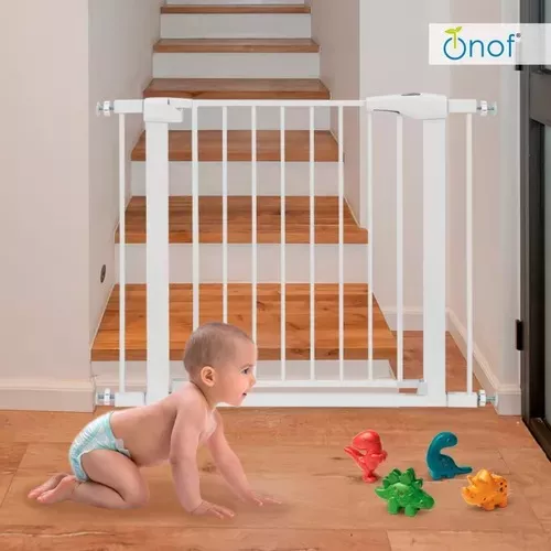 Puerta Seguridad Para Bebes Y Mascotas Expandible Reja-2