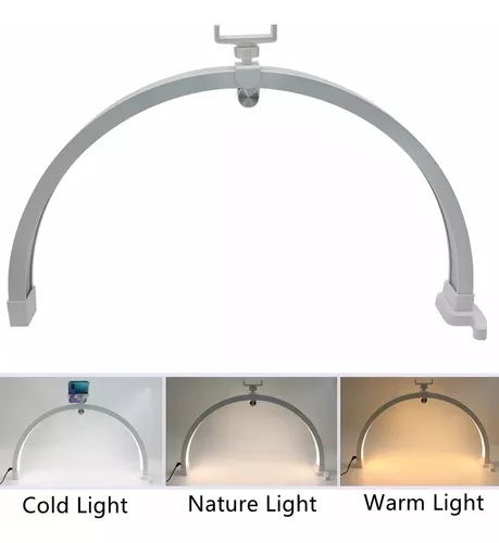 Lámpara De Mesa Para Manicura Lashista Luz Led Plegable-2