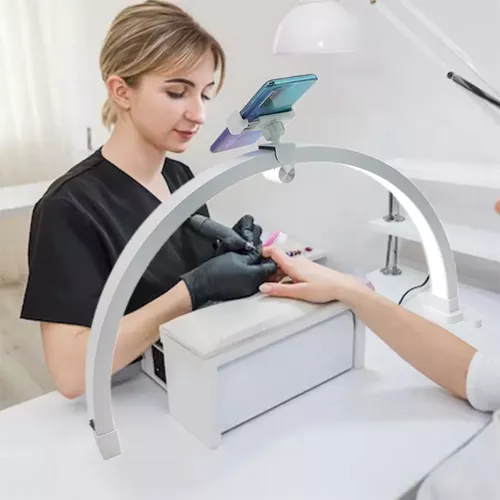 Lámpara De Mesa Para Manicura Lashista Luz Led Plegable-3
