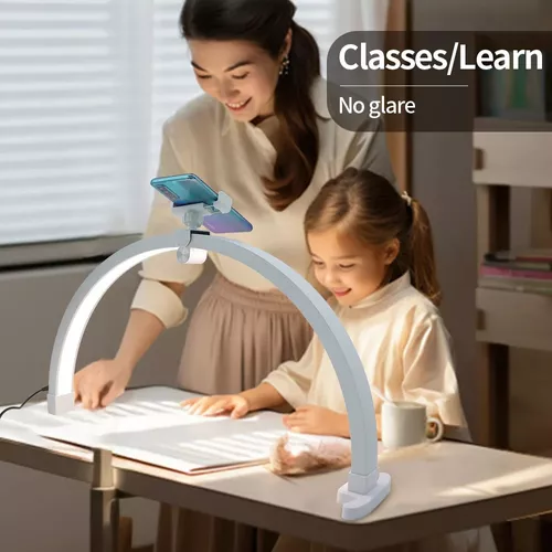 Lámpara De Mesa Para Manicura Lashista Luz Led Plegable-5