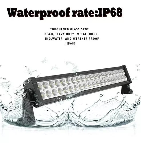 Barra 4x4 Led 120w Neblineros Led Barra Focos Led Resistente-4