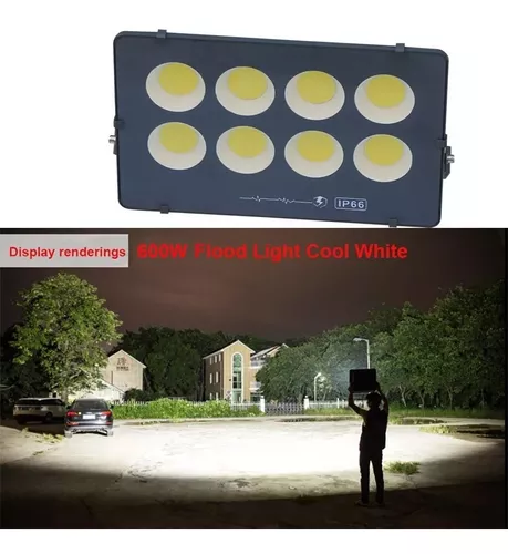 Foco Led De Lupa Reflector 600w Exterior Estadio Impermeable-2