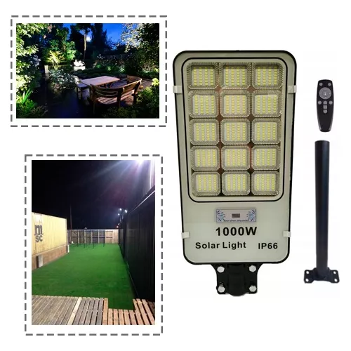 Foco Solar 800 Watt Alumbrado Exterior Poste 420led Potencia-3