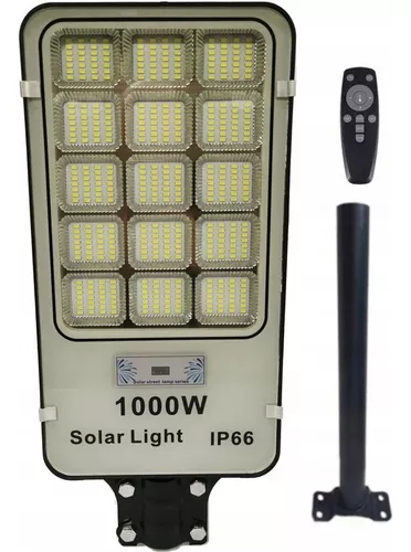 Foco Solar 800 Watt Alumbrado Exterior Poste 420led Potencia-4