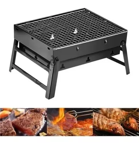 Parrillera Barbacoa Portátil Asado Grill Plegable Balcón-2