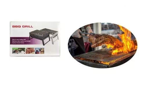Parrillera Barbacoa Portátil Asado Grill Plegable Balcón-3