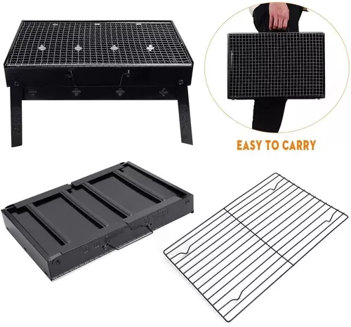 Parrillera Barbacoa Portátil Asado Grill Plegable Balcón-5
