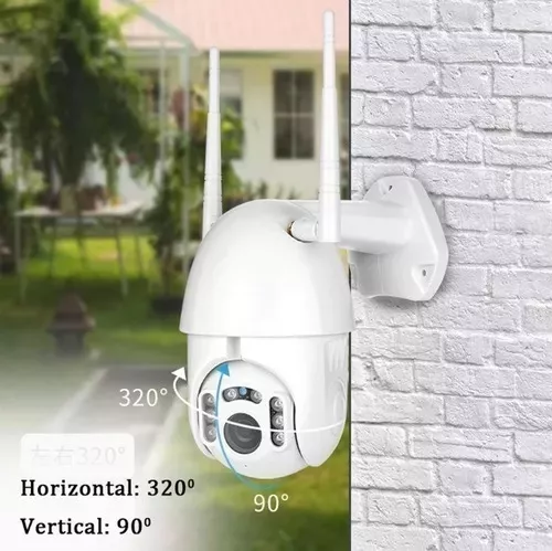 Cámara Ip Con Movimiento, Infrarrojo Impermeable Wifi Hd X2-3